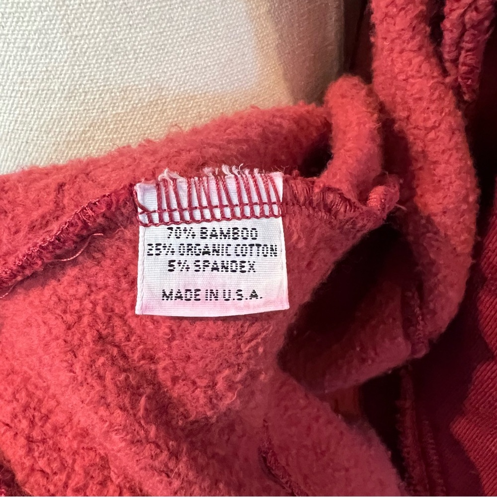 Bryn Walker Cocoon Waterfall Burgundy Red Oversized Cardigan L - Picture 12 of 13